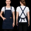 pechera de mezclilla moderna jardinera para mujer