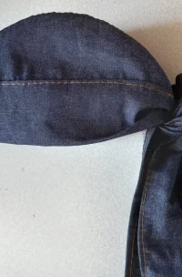 Gorro bandana de jeans mezclilla de cocina