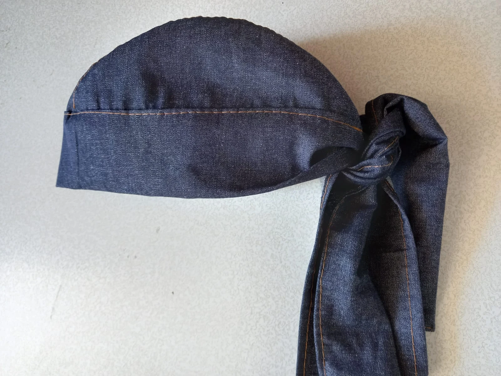 Gorro bandana de jeans mezclilla de cocina