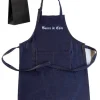Delantal de mezclilla para cocina