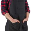 delantal para hombre y mujer,delantal negro