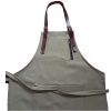 pechera de cocina con tirante de cuero