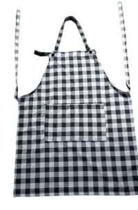 pechera de cocina cuadros blancos y negros,delantales de cocina