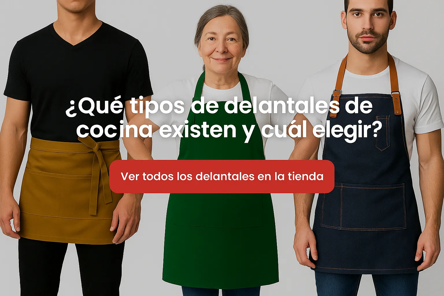 ¿Qué tipos de delantales de cocina existen y cuál elegir?