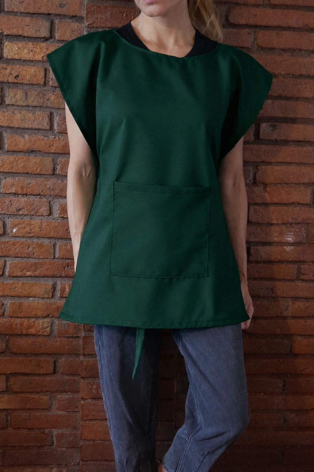 delantal-verde-oscuro delantal chinita verde