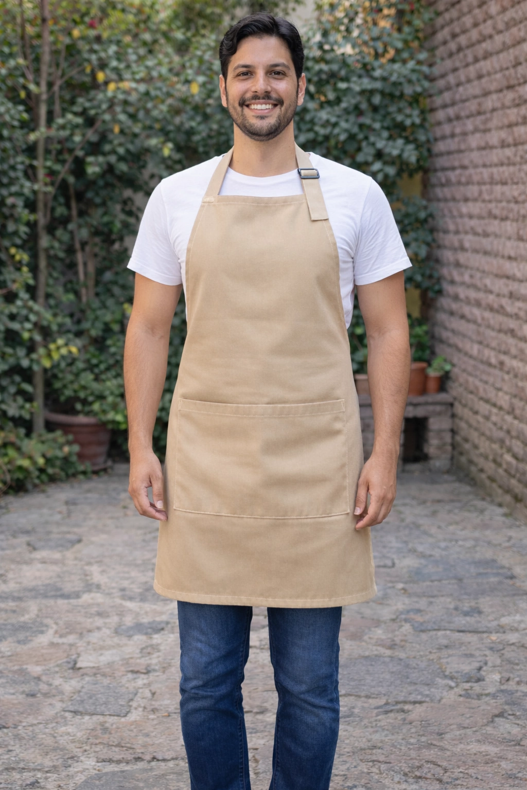 delantal-beige-hombre delantal beigepara hombre