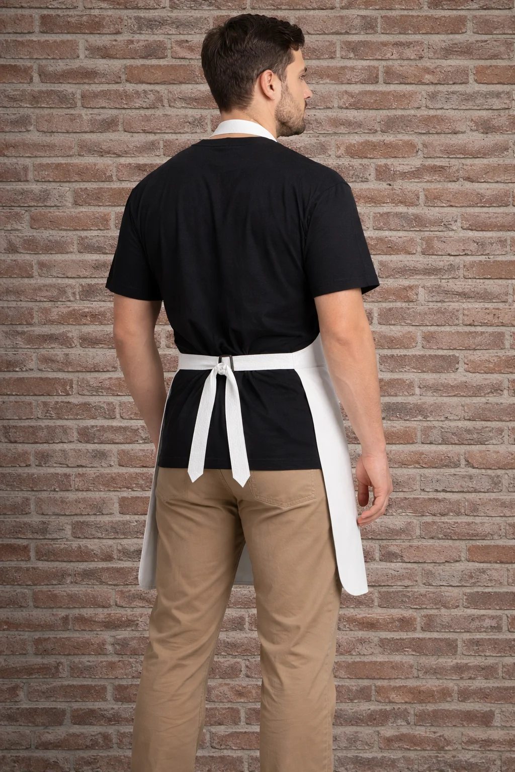 delantal-cuetro-blanca delantal de cuero blanca