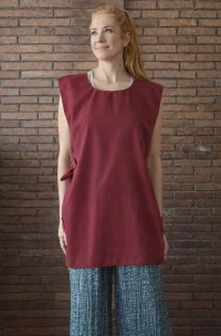 delantal sin mangas para trabajo