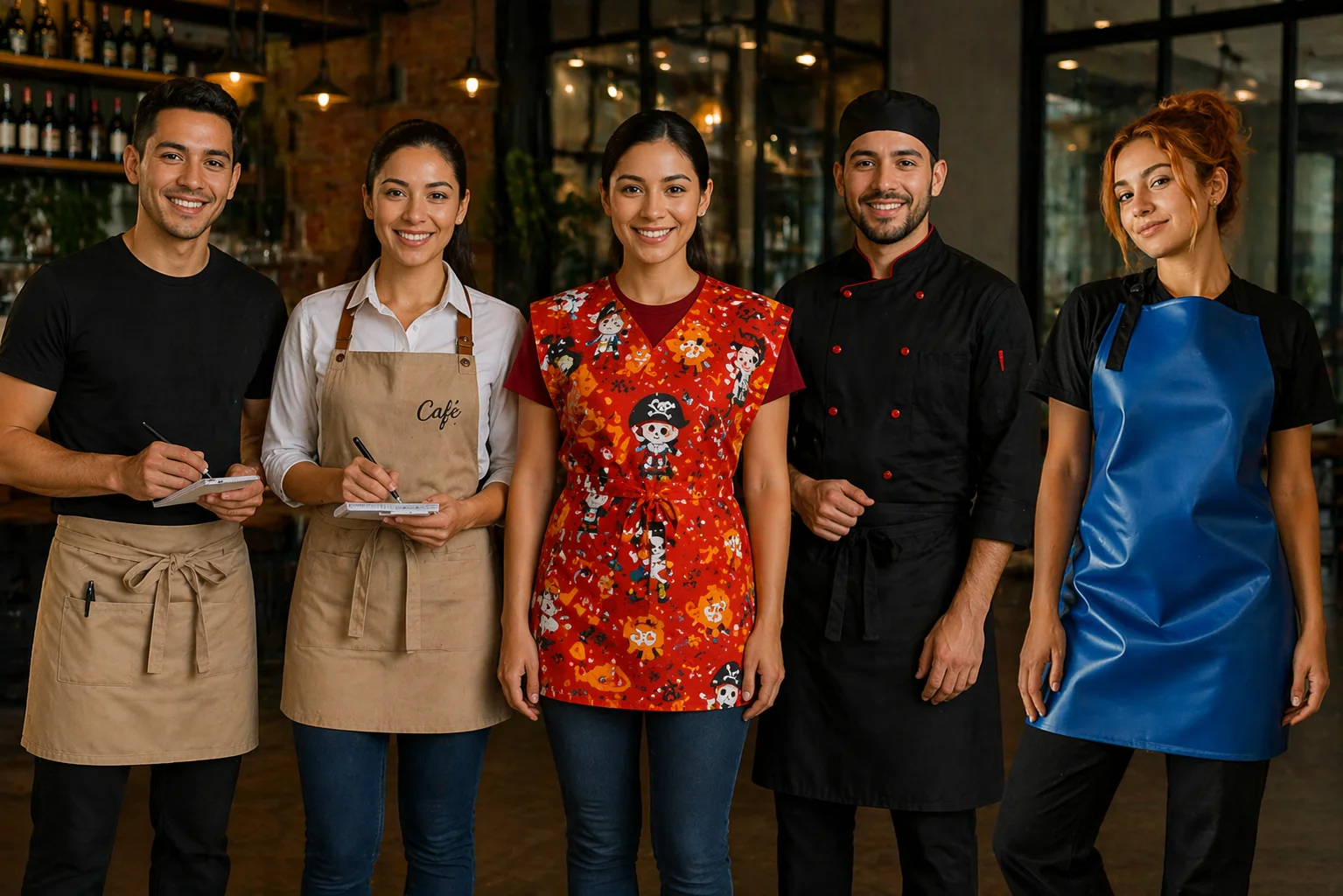Uniformes y delantales personalizados para empresas en Chile